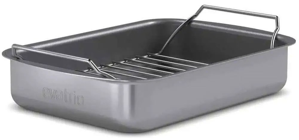 Ταψί Αντικολλητικό Με Σχάρα Professional 202034 26x19cm Inox Eva Solo Steel,Aluminum
