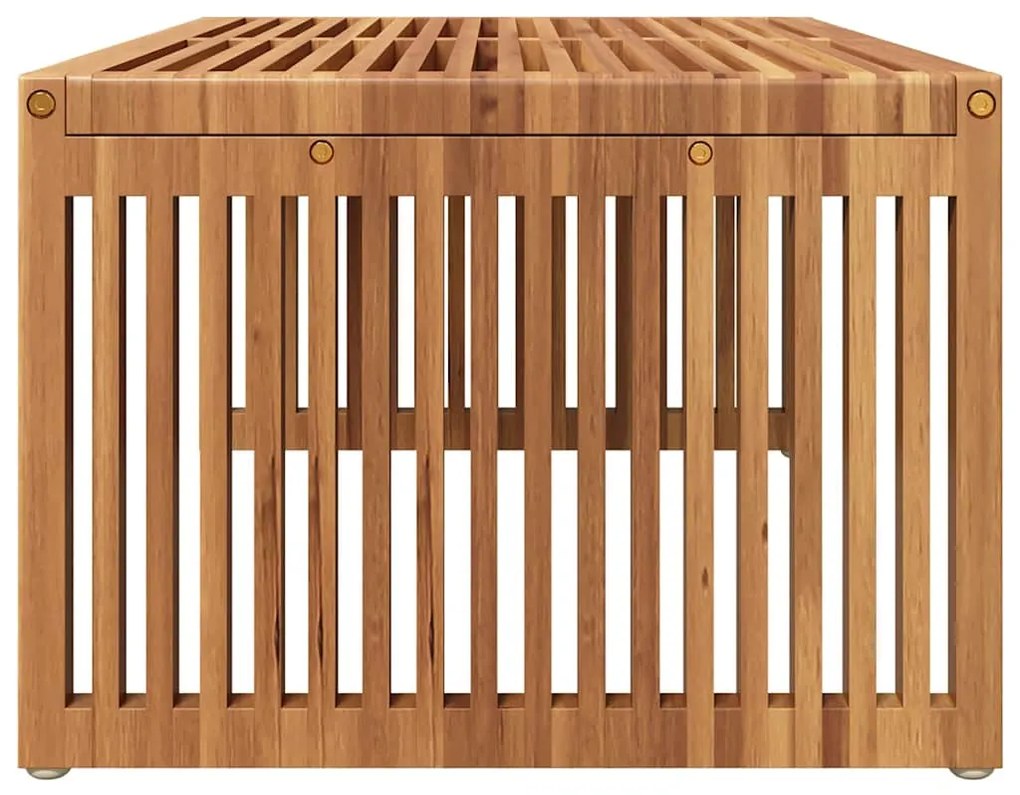 vidaXL Μικρό Τραπέζι Κήπου 90 x 49.7 x 36 εκ. Φτιαγμένο από Ξύλο Τικ