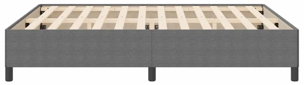 vidaXL Κρεβάτι με ελατήρια Ανοιχτό γκρι 180 x 200 cm Βελούδο