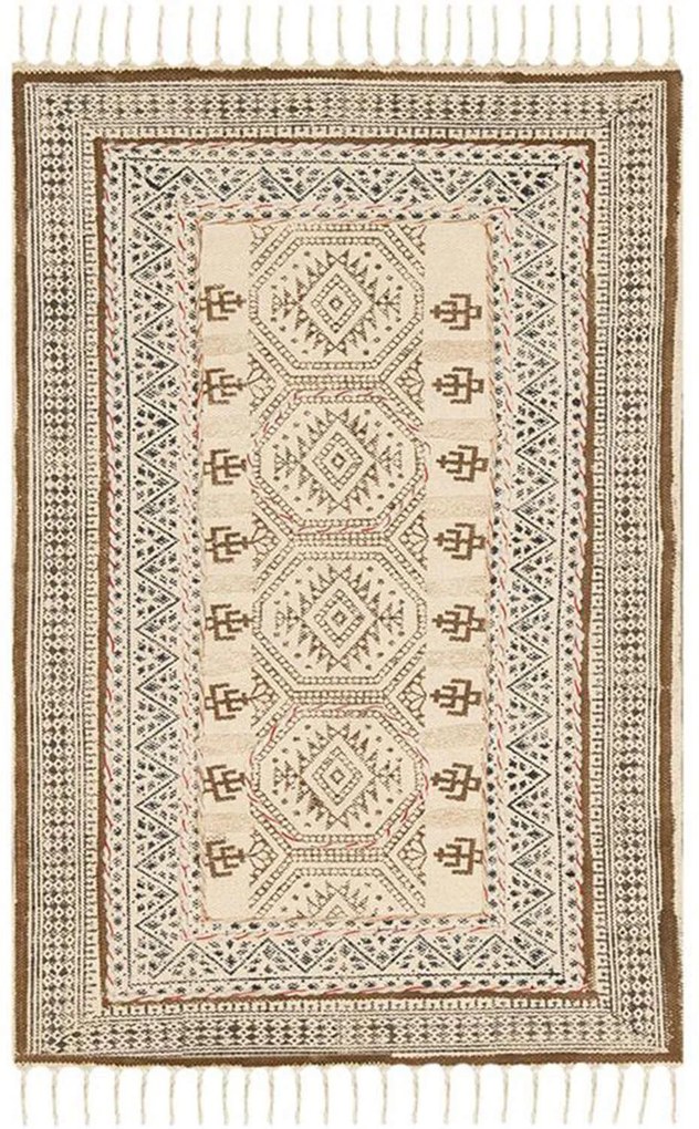 Χαλί Art 1016 Χειροποιήτο Beige-Brown New Plan 160X230cm