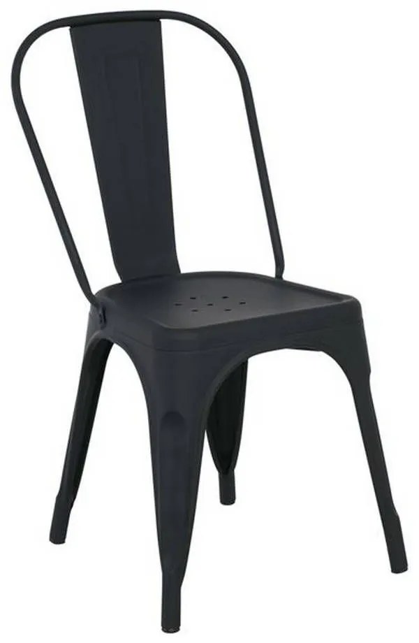 Καρέκλα Relix Black Matte High Ε5191,1ΜW 45x49x85cm Metal