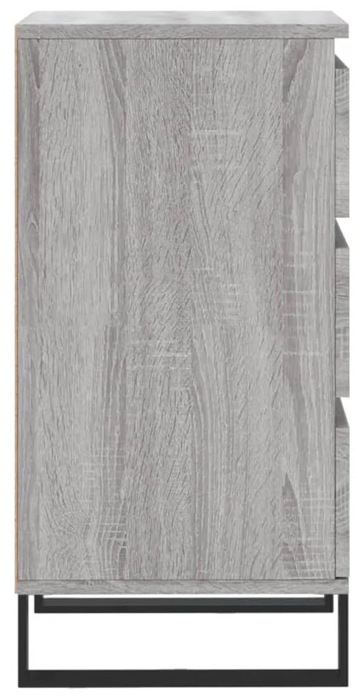 vidaXL Συρταριέρα Γκρι Sonoma 40 x 35 x 70 εκ. από Επεξεργασμένο Ξύλο