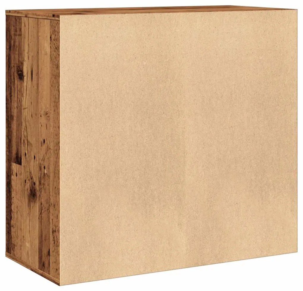 vidaXL Ντουλάπι καλλυντικών Παλιό ξύλο 80x40x75 cm Κατασκευασμένο ξύλο