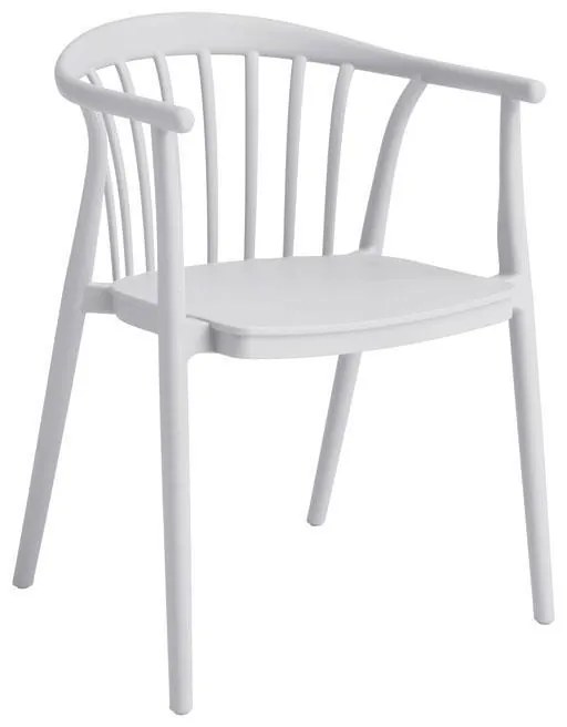 Καρέκλα Mira Fylliana FL7100 Λευκή 51x56x77 εκ. 4αδα 51x56x77 εκ.