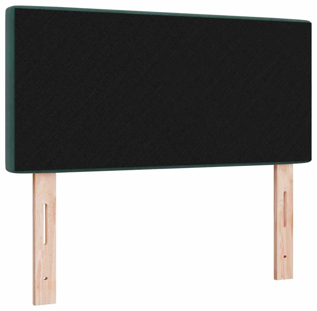 vidaXL Βελούδινο Κεφαλάρι Argyle Σκούρο πράσινο 90 cm Βελούδο