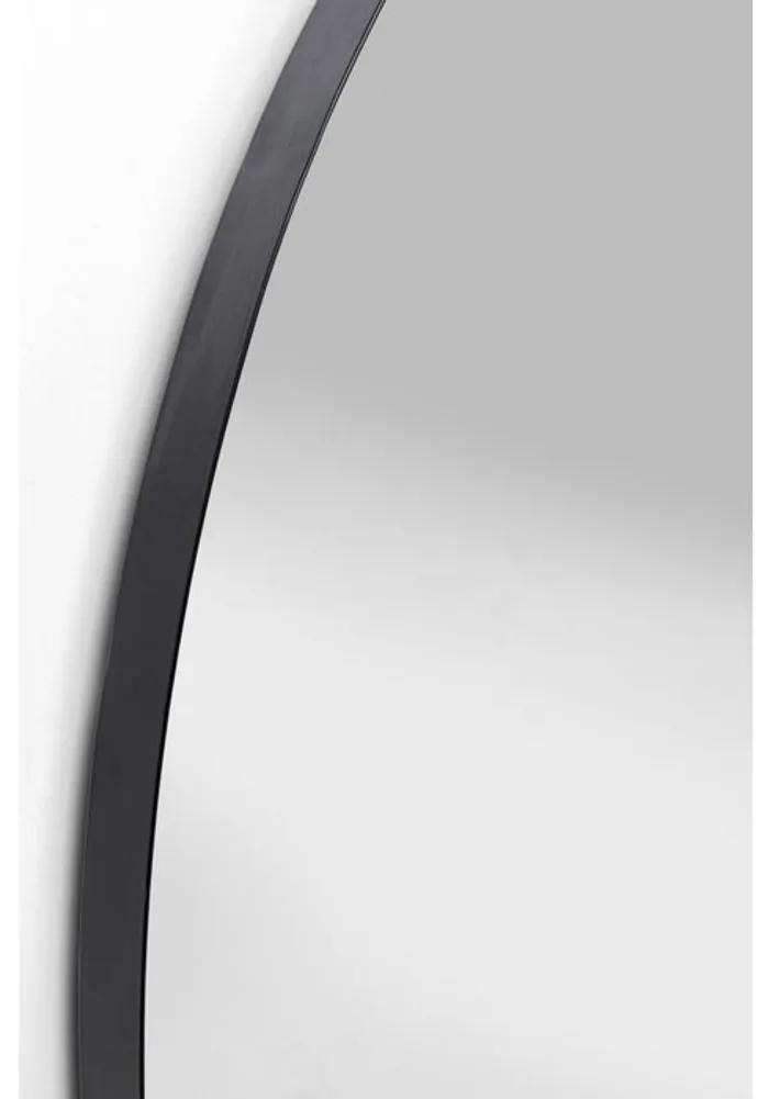 Καθρέφτης Τοίχου Bella Στρόγγυλος Μαύρος 100x100 εκ. 100x100x4εκ - Μαύρο