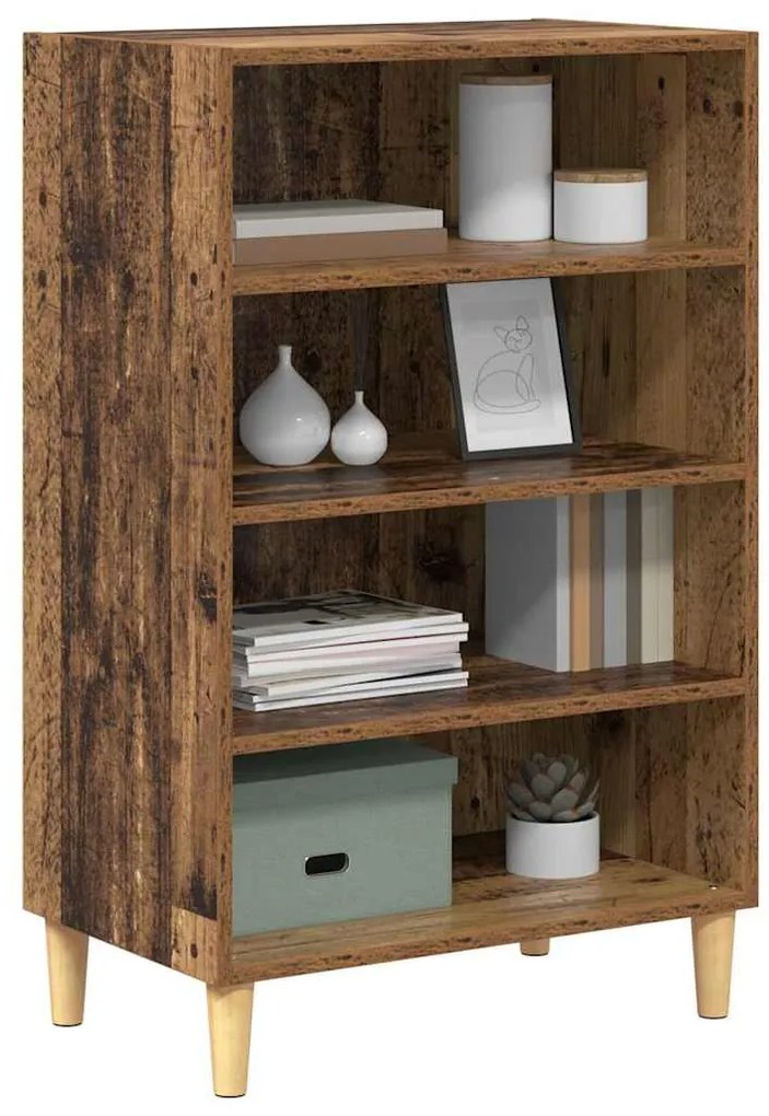 vidaXL Πλαϊνό γραφείο Παλιό ξύλο 57 x 35 x 89.5 εκ Επεξεργασμένο ξύλο