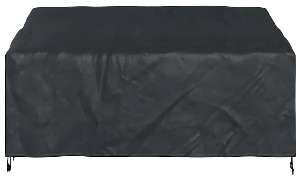 vidaXL Κάλυμμα Παγκάκι Κήπου Μαύρο 185 x 85 x 65 / 94 εκ Ύφασμα 420D