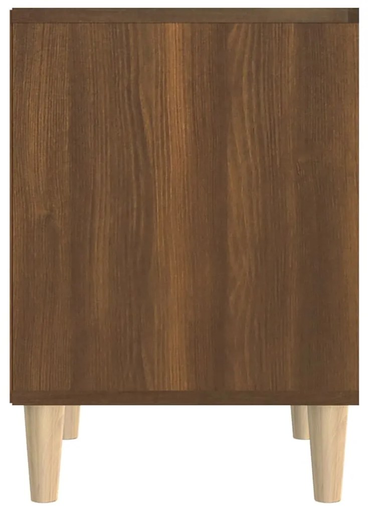 vidaXL Κομοδίνο Καφέ Δρυς 40x35x50 εκ.