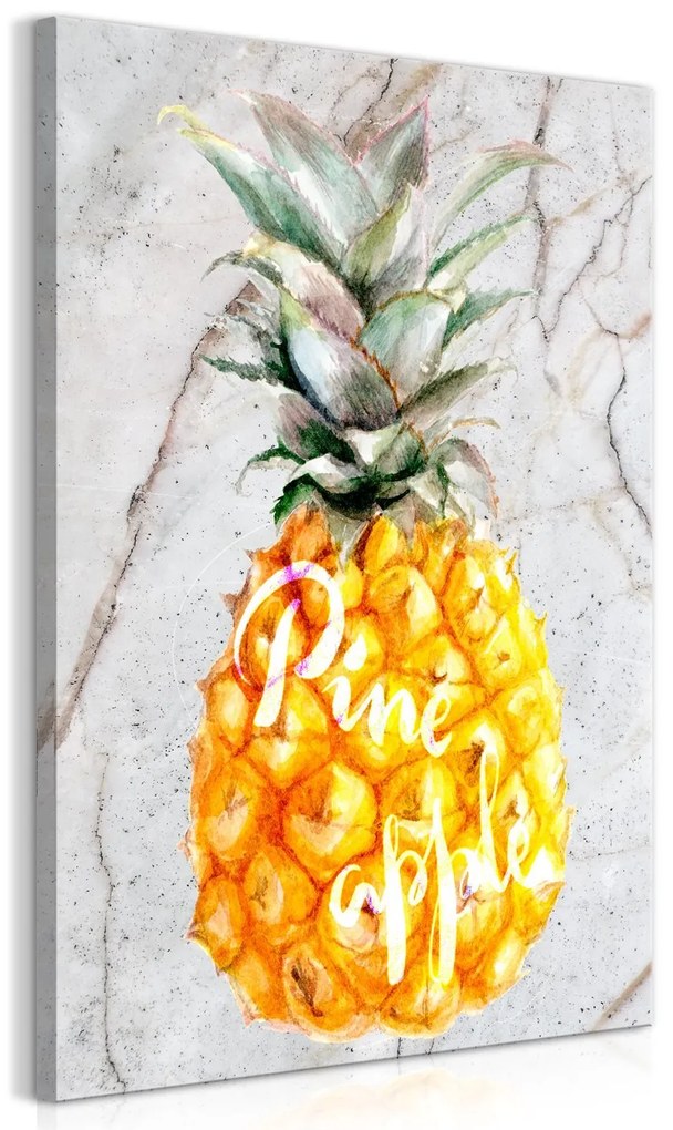 Πίνακας - Pineapple and Marble (1 Part) Vertical 60x90