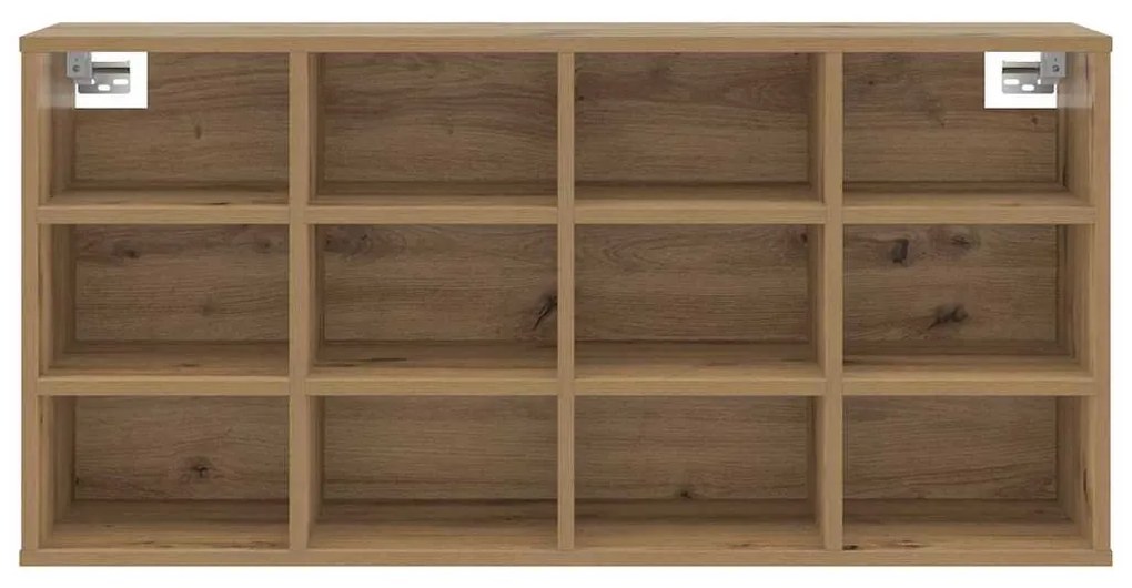vidaXL Παπουτσοθήκη artisan δρυς 103 x 30 x 51 εκ. Επεξεργασμένο ξύλο