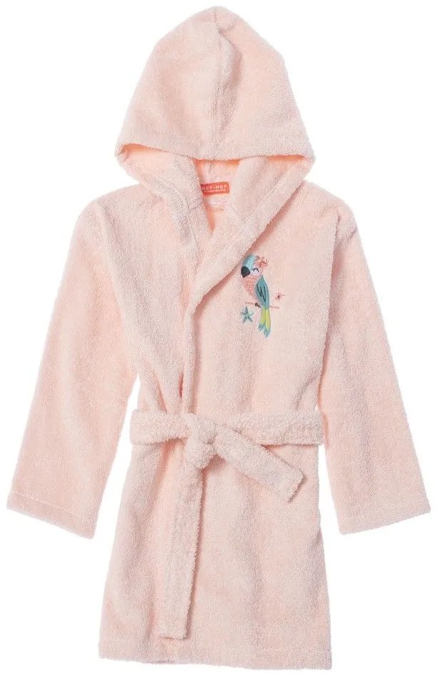 Μπουρνούζι Βρεφικό Paradise Bird Pink Nef-Nef
