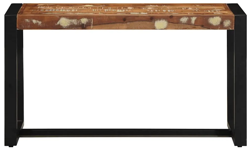 Πάγκος vidaXL Πολύχρωμος 80x35x45 cm Στερεό ξύλο αναγεννημένο