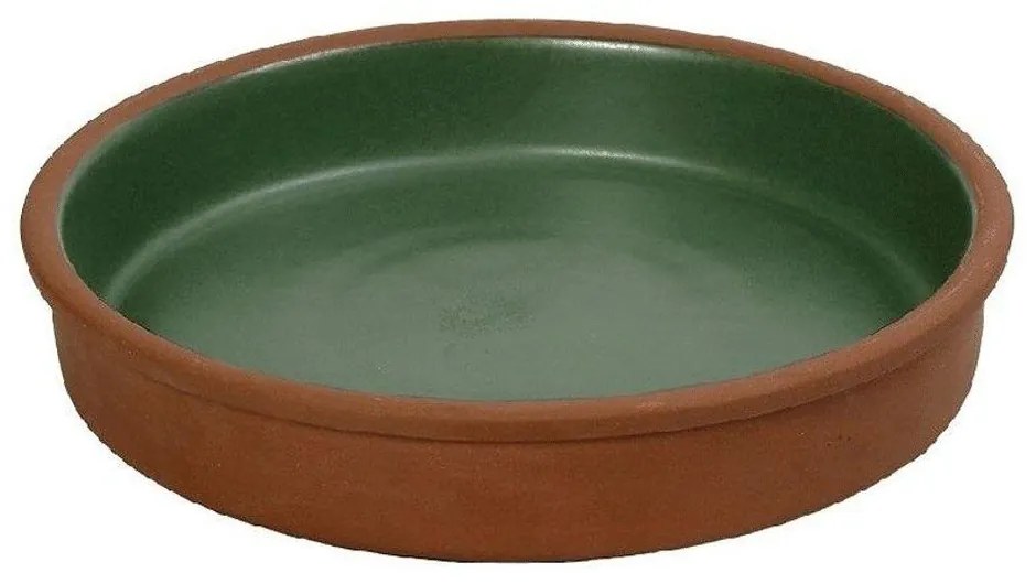 Μπωλ Σερβιρίσματος Aida HEV104K12 17,5x4cm Green-Brown Espiel Πηλός