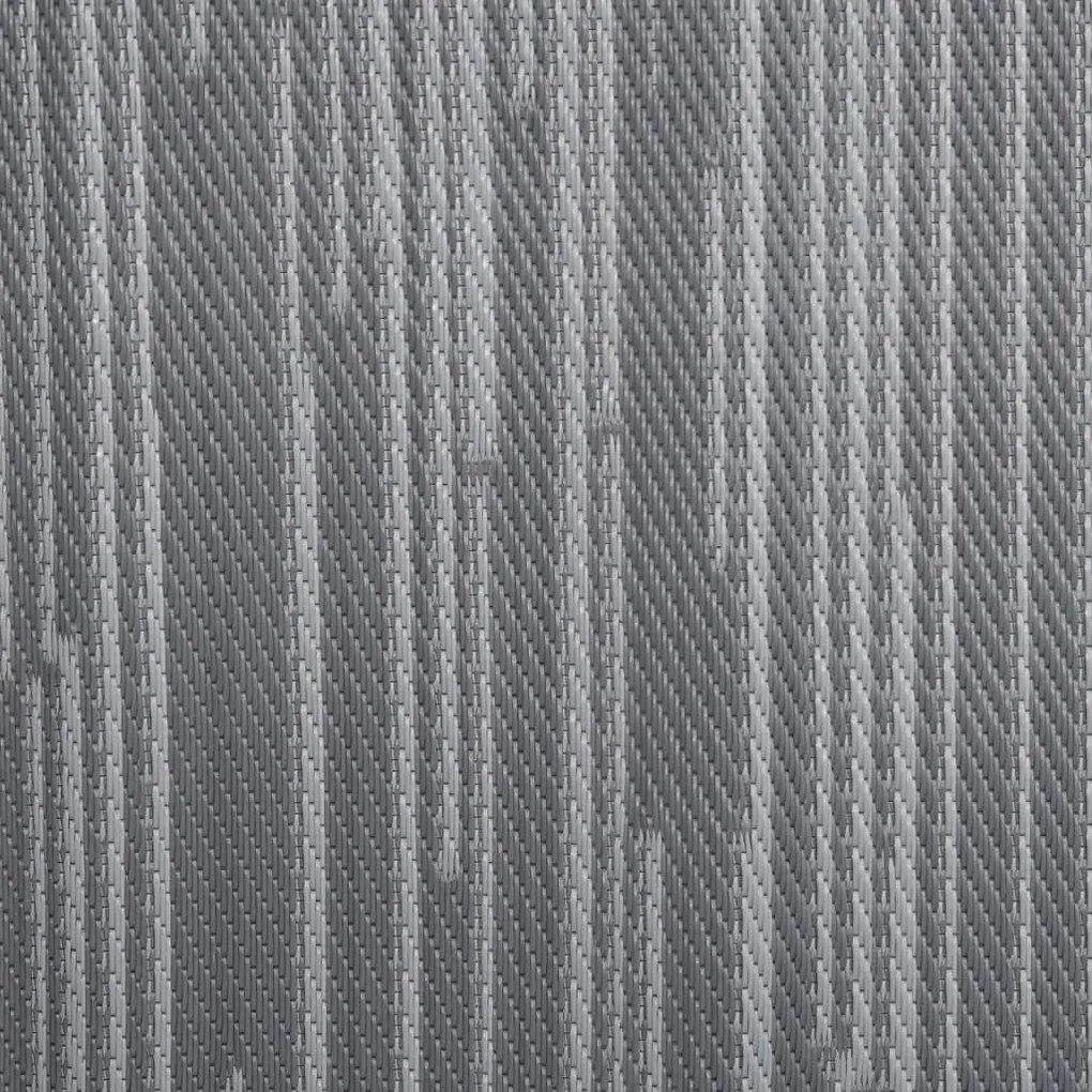 vidaXL Χαλί εξωτερικού χώρου ARAKIL Ανθρακί 80x250 cm PP