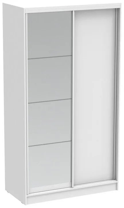 Ντουλάπα Δίφυλλη Korredor 361-000048 120x60x220cm White Δίφυλλη