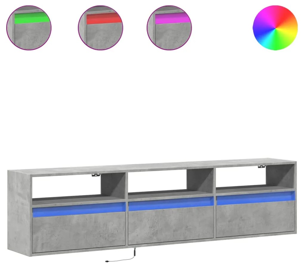 ΈΠΙΠΛΟ ΤΗΛΕΟΡΑΣΗΣ ΜΕ LED ΓΚΡΙ ΣΚΥΡΟΔΕΜΑΤΟΣ 180X31X45 ΕΚ. 3307943