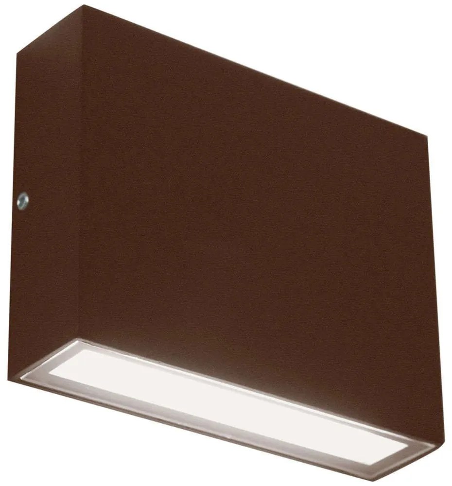 Φωτιστικό Τοίχου - Απλίκα Madrid MADRID7CK 11,6x3x9cm Led 490lm 7W Corten Bot Lighting