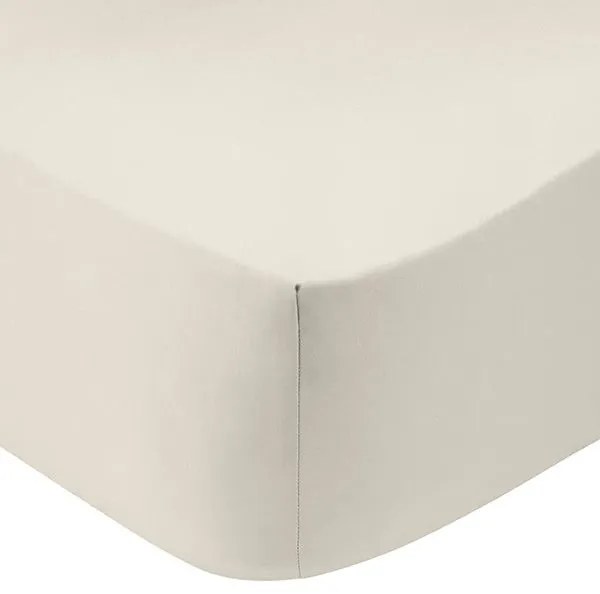 Κατωσέντονο Cotton Feelings με λάστιχο 108 Ecru Διπλό (160x200+30)