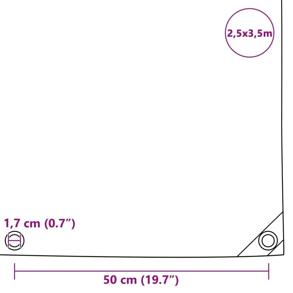 Μουσαμάς Γκρι 2,5 x 3,5 μ. 650 γρ./μ.²  - Γκρι