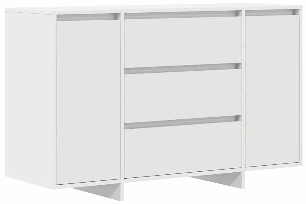 vidaXL Πλαϊνό γραφείο Λευκό 120 x 41 x 75 εκ. Επεξεργασμένο ξύλο