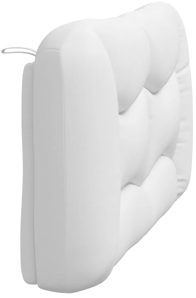 vidaXL Μαξιλάρι για Κεφαλάρι Hvar Λευκό 120 εκ. από Συνθετικό Δέρμα