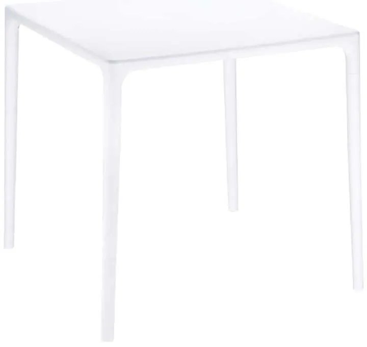 Τραπέζι Thermoplastic Injection Mango 72x72 Λευκό