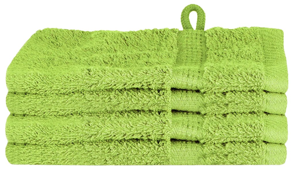 vidaXL Πετσέτες 4 pcs Λαχανί 15 x 21 cm Βαμβάκι