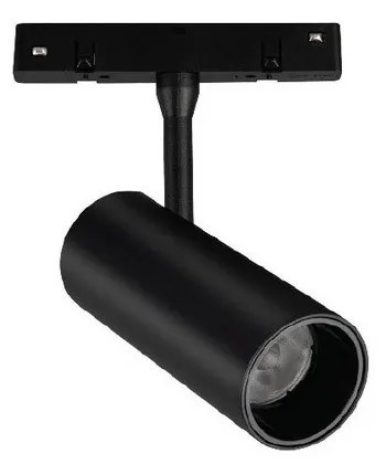 Σποτ Led Ento VK/04628/TR/DA/1/B/W Για Στρογγυλή Μαγνητική Ράγα Dali 48V 3000K 10W 640lm CRI>90 Για Διάμετρο 1m Black VKLed