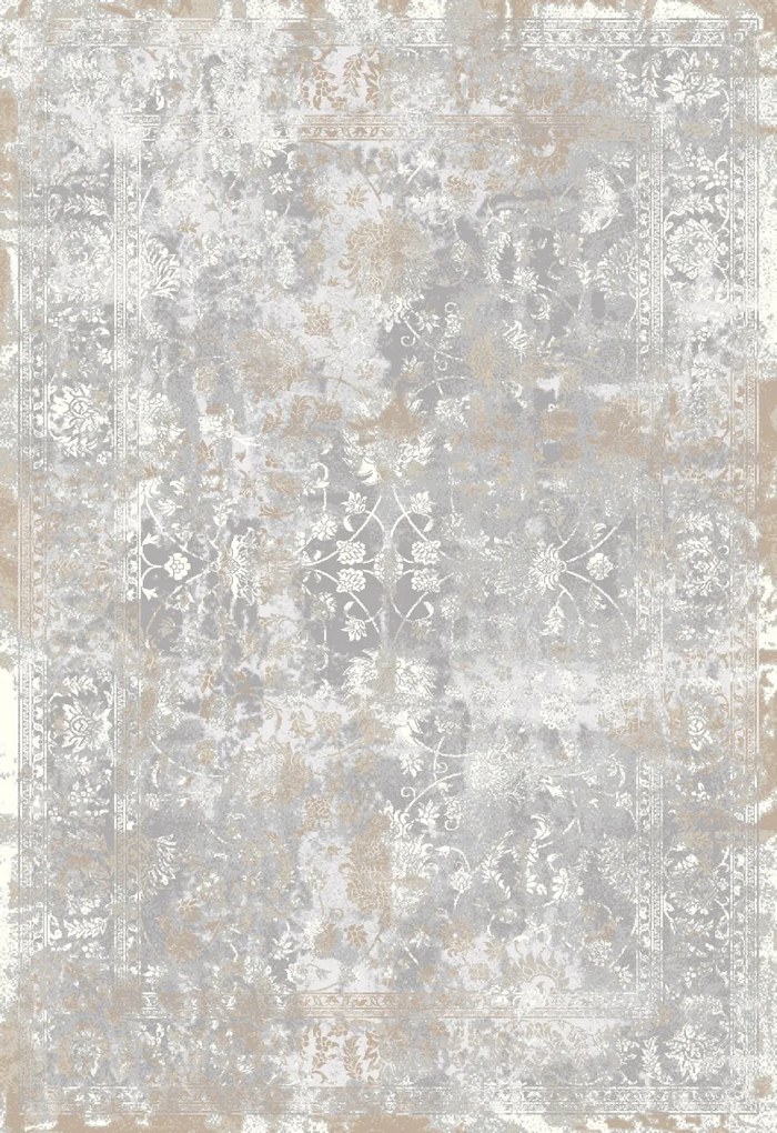 ΧΑΛΙ LUXURIOUS SILK 6789 GREY BEIGE - 200cm x 250cm