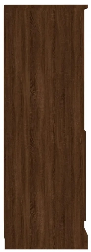 vidaXL Ντουλάπι Καφέ δρυς 36x35,5x103,5 εκ. από Επεξεργασμένο Ξύλο