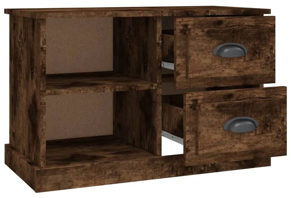 vidaXL Έπιπλο Τηλεόρασης Καπνιστή Δρυς 73x35,5x47,5 εκ. Επεξ. Ξύλο