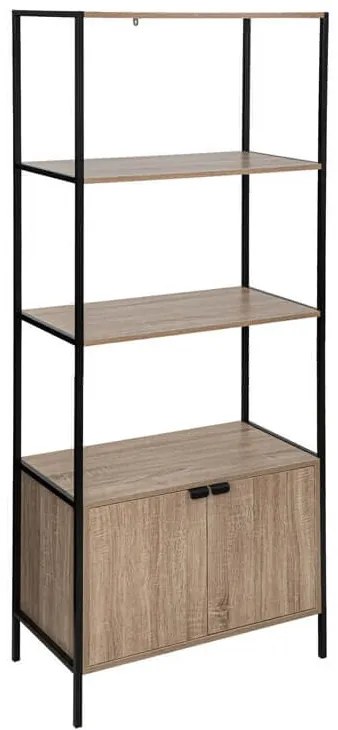 Ραφιέρα Aliaj 5five με 3 ράφια, χώρο αποθήκευσης και διαστάσεις 68x35x176 cm