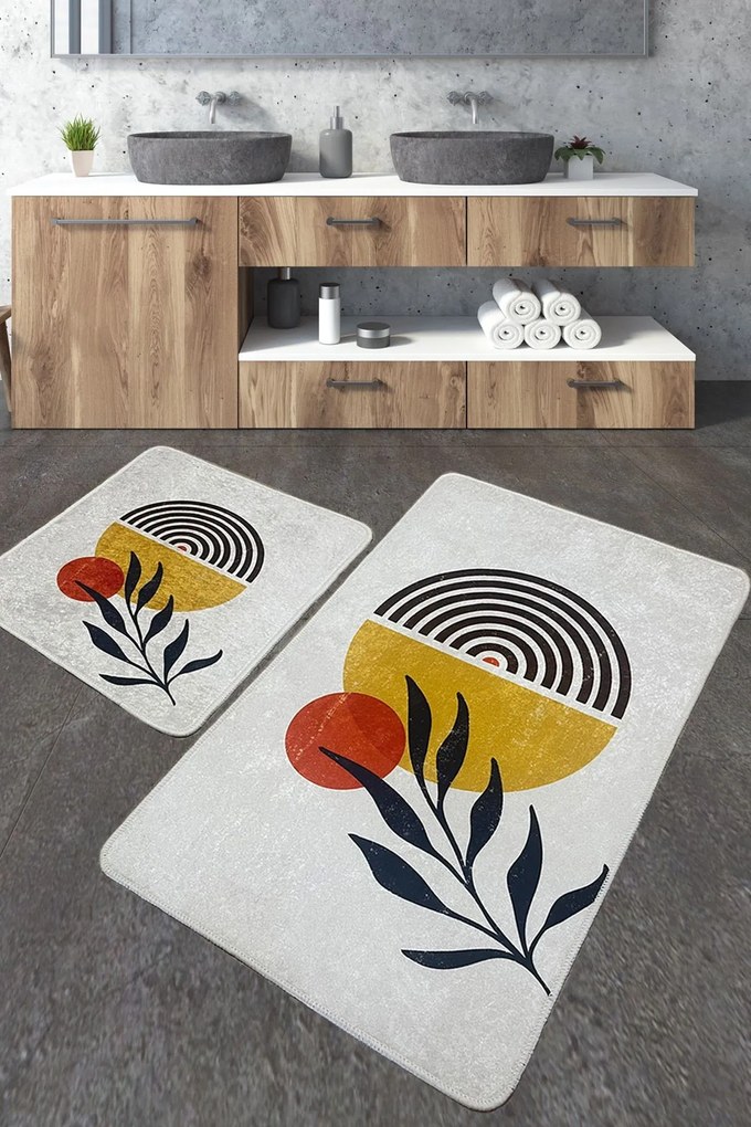 Bathmat Set (2 Pieces) Le Soleil - 87 Multicolor