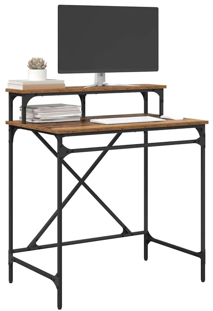 vidaXL Γραφείο Παλιό Ξύλο 80 x 50 x 90 cm Επεξεργασμένο ξύλο