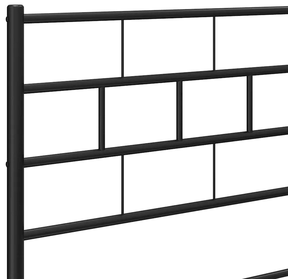 vidaXL Κεφαλάρι Μαύρο 100 εκ. Μεταλλικό