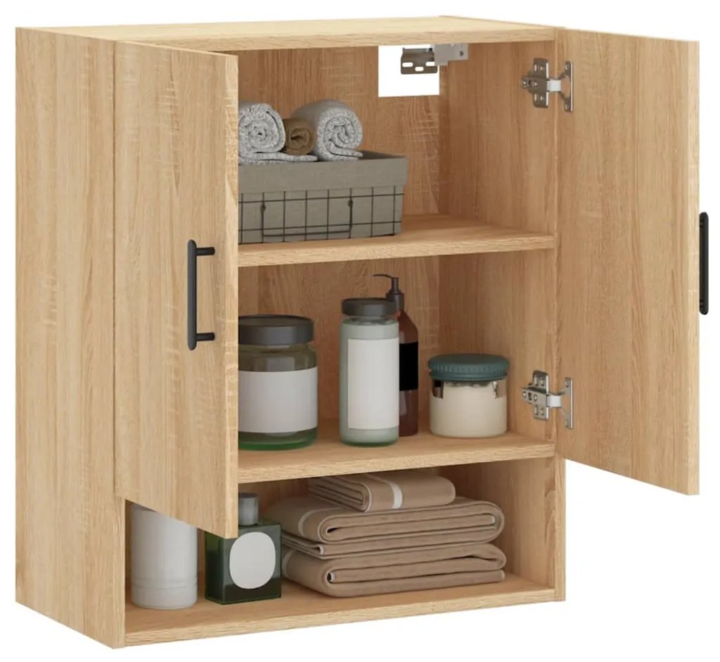 vidaXL Ντουλάπι Τοίχου Sonoma Δρυς 60 x 31 x 70 εκ. Επεξεργασμένο Ξύλο