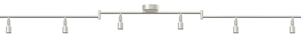 vidaXL Σποτ οροφής Βουρτσισμένο Νίκελ 176.5 x 9.5 x 14 εκ Ατσάλι