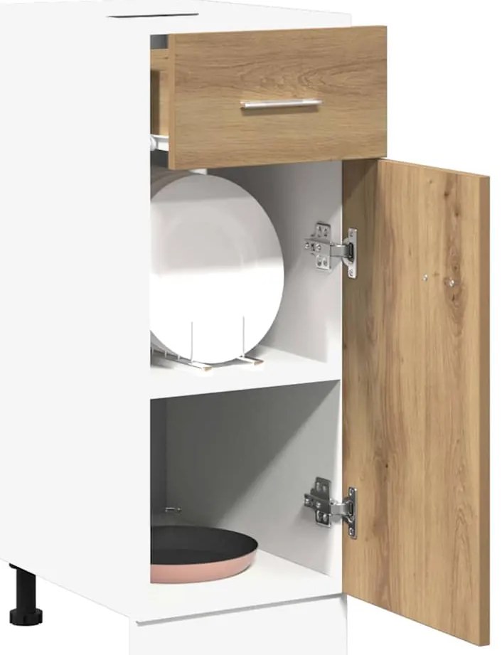 vidaXL Ντουλάπι με Συρτάρια "Lyon" από Τεχνητό Δρυ 30x46x81,5 εκ. από Μηχανικό Ξύλο