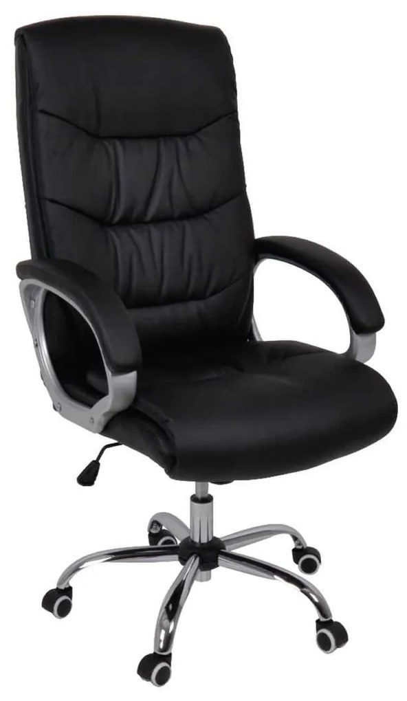 Πολυθρόνα BF6400 Διευθυντή Pu Μαύρο 64x66x110/118cm