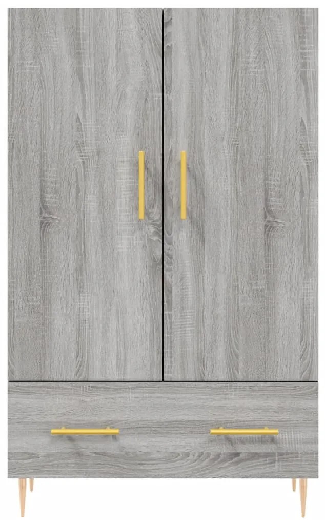 vidaXL Ντουλάπα Γκρι Sonoma 69,5 x 31 x 115 εκ. από Επεξεργασμένο Ξύλο