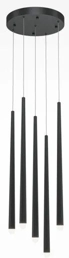 Κρεμαστό Φωτιστικό Οροφής LED 31W Μαύρο 3000K-4000K Cascade MOD132PL-L30BK Maytoni-MOD132PL-L30BK-Μαύρο MOD132PL-L30BK