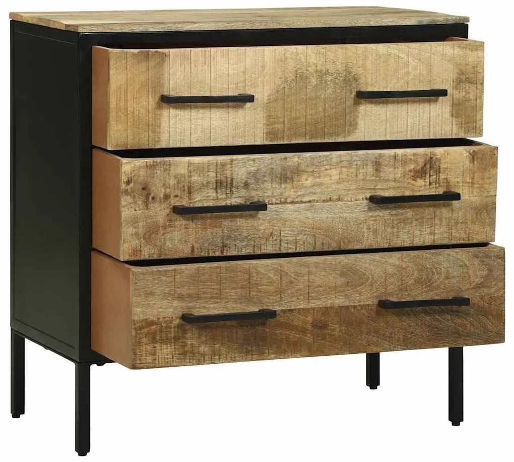 vidaXL Πλάι Καφέ 70 x 35 x 70 εκ. Μασίφ ξύλο μάνγκο