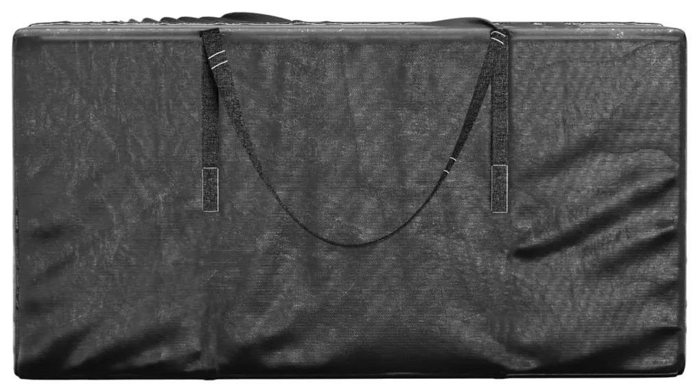 vidaXL Τσάντες Αποθ. Μαξιλαριών 2 τεμ Μαύρες 150x75x75εκ Πολυαιθυλένιο