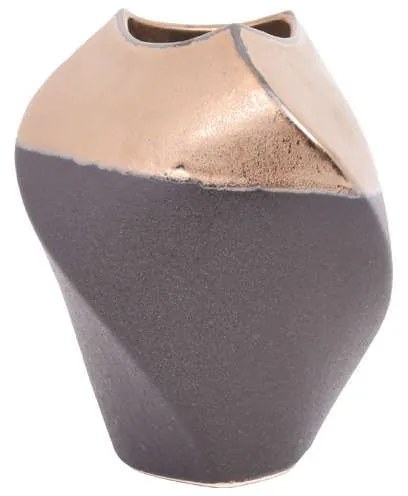 Βάζο Κεραμικό 003-92-016 21,5cm 605600-1 Bronze Ceramic