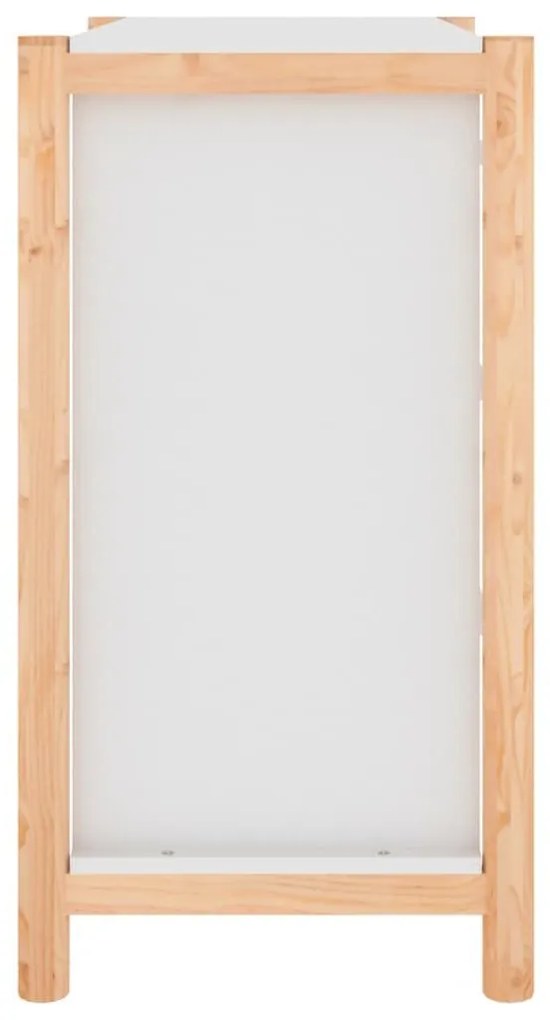 Ντουλάπι Λευκό 62 x 38 x 70 εκ. από Επεξεργασμένο Ξύλο - Λευκό