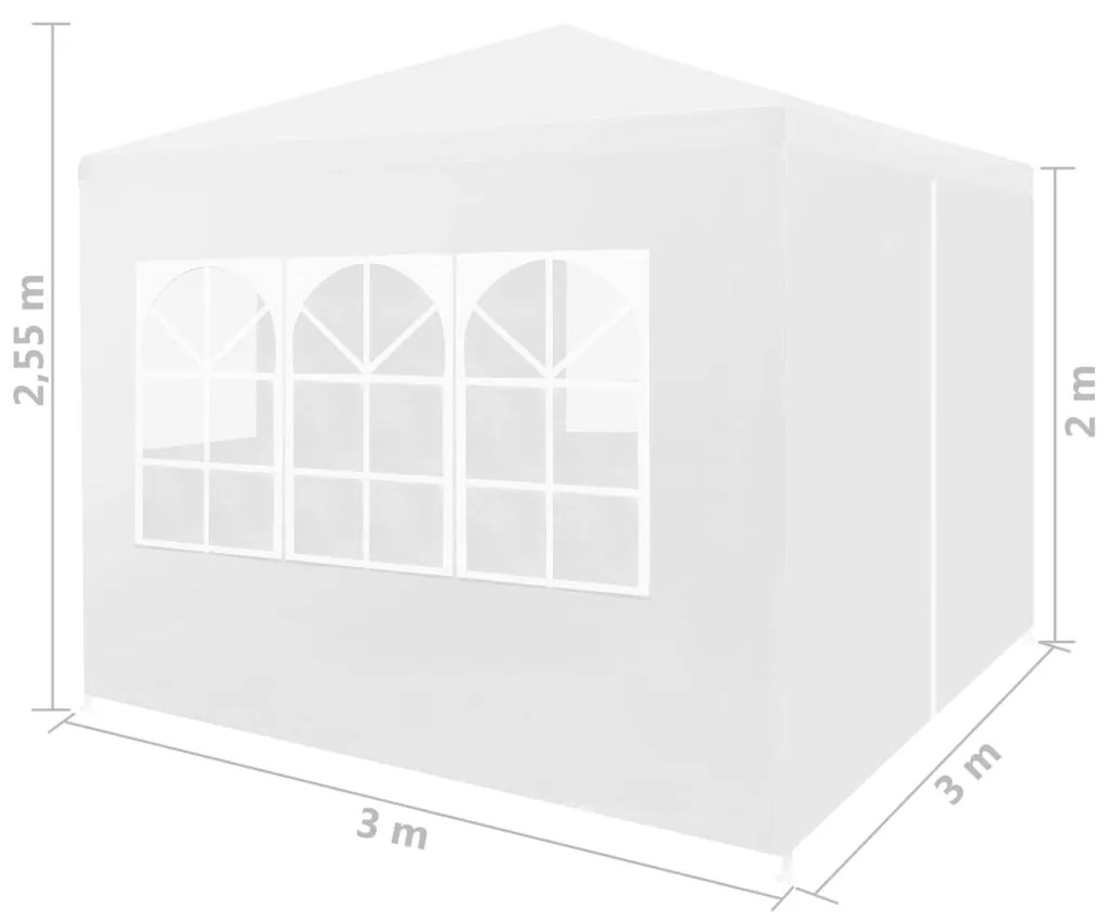 ΤΕΝΤΑ ΕΚΔΗΛΩΣΕΩΝ ΛΕΥΚΗ 3 X 3 Μ. 45096