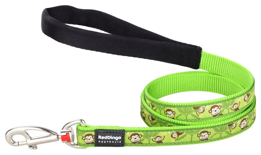 Λουρί Σκύλου Red Dingo STYLE MONKEY LIME GREEN 15mm x 120 cm