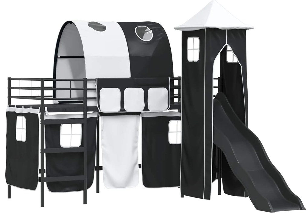 vidaXL Μαύρο 90 x 190 cm