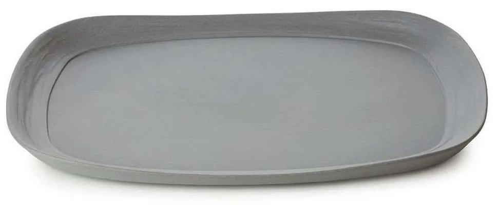 Πιάτο Ρηχό No.W RV654807K3 33x24x2,4cm Grey Revol Πορσελάνη